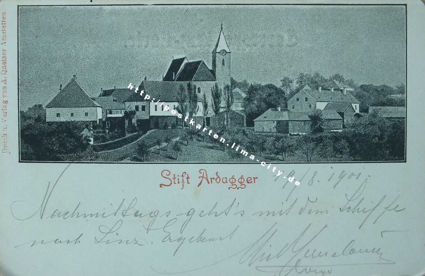 Stift Ardagger 1901